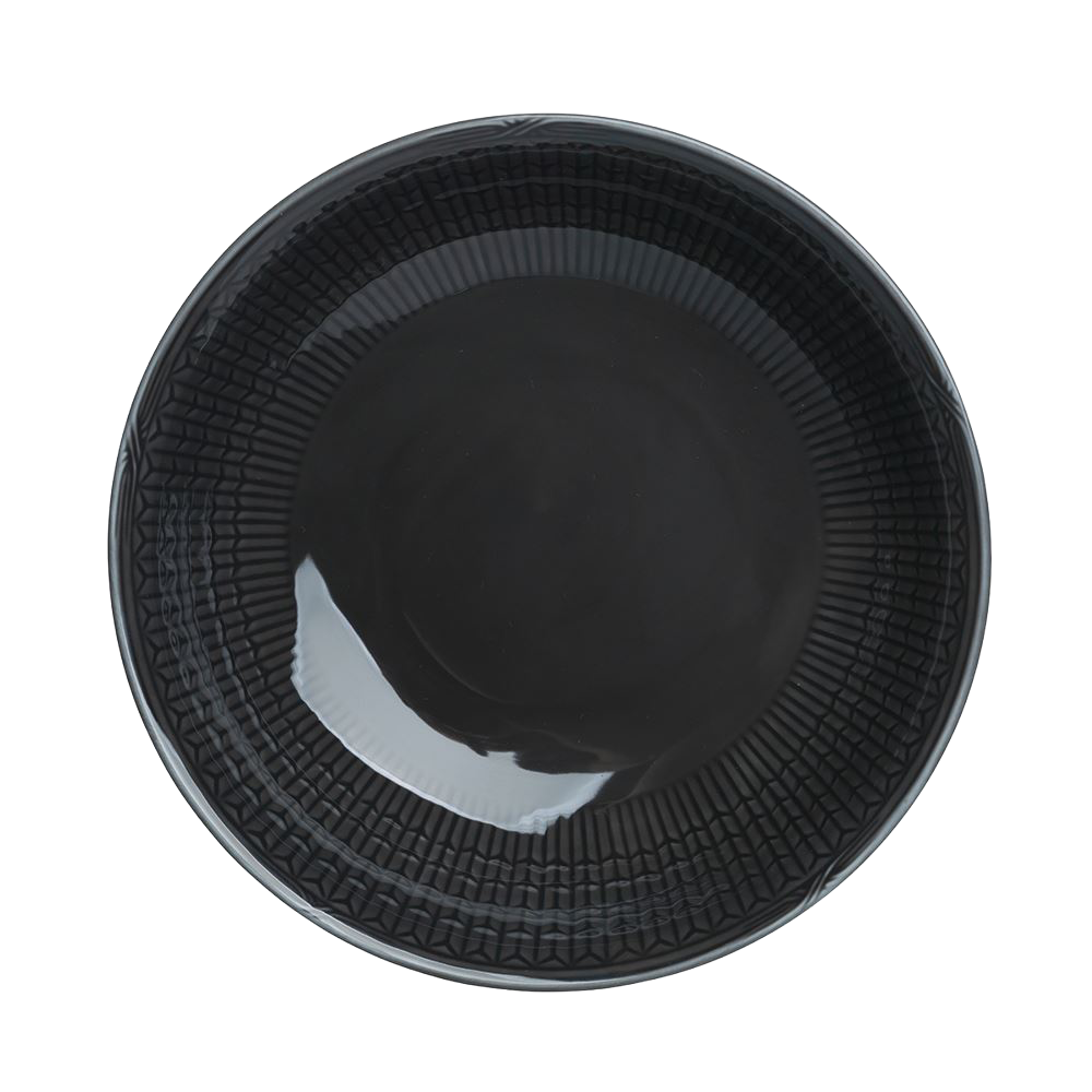 Swedish Grace, Deep plate 19cm, Stone.